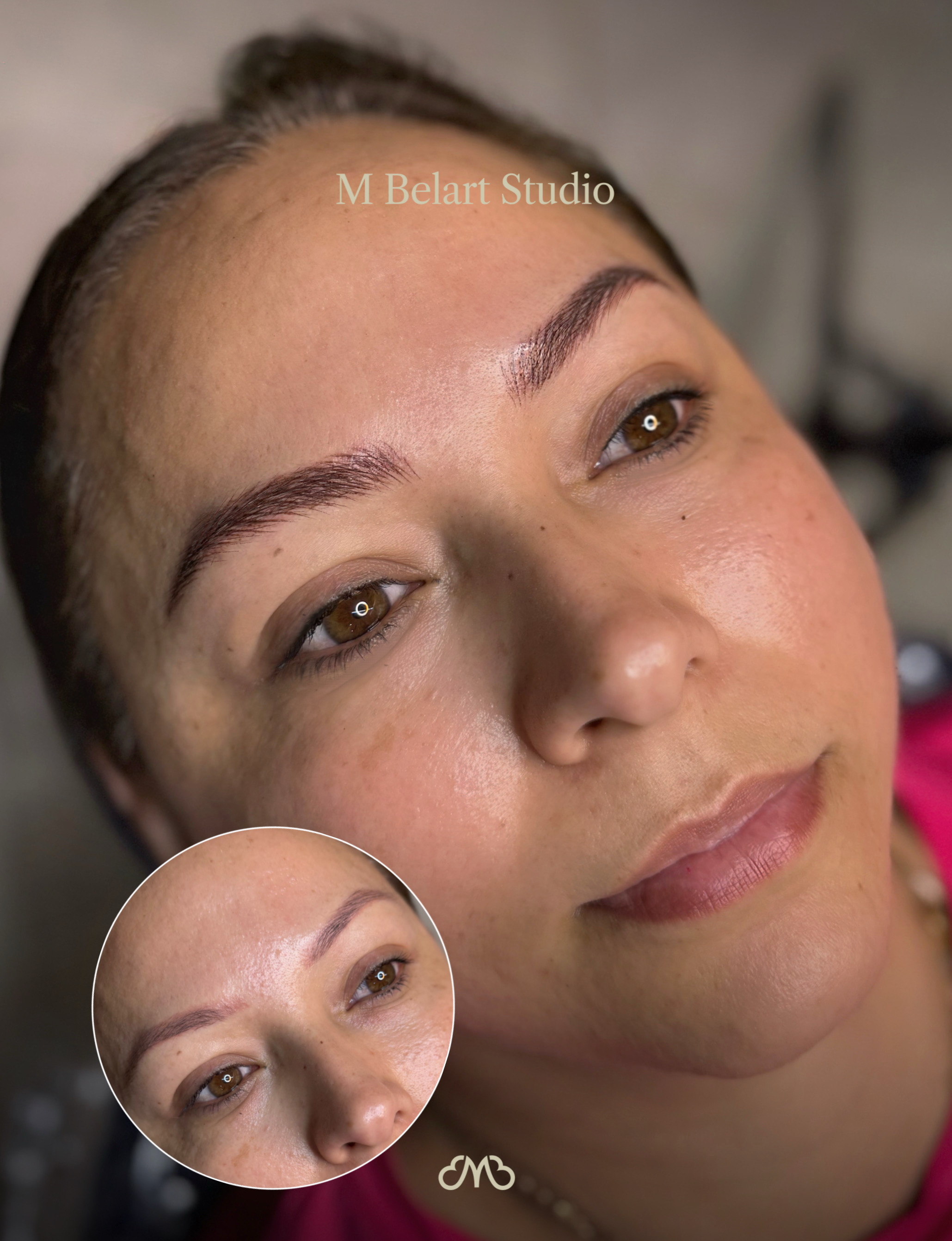 Cejas Hair Strokes naturales semipermanentes Monterrey · M Belart Studio
